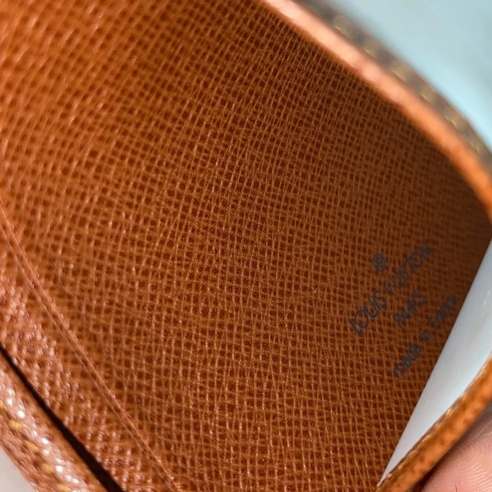 Authentic Louis Vuitton Tan Leather Card Holder